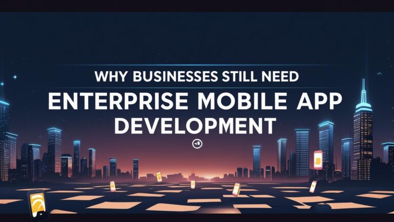 Why Businesses Need Enterprise Mobile App Development